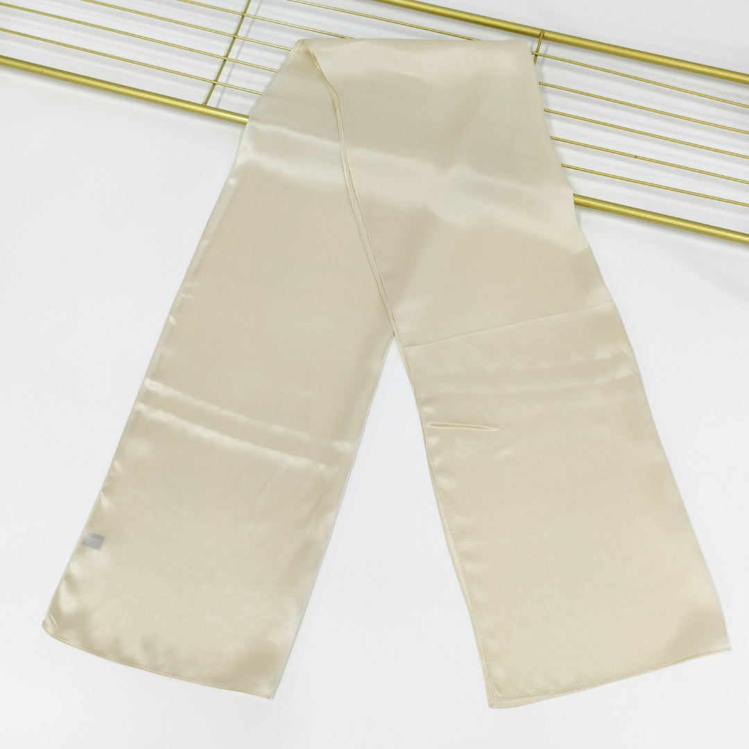 Signature Silketørklæde | Off White | 55x175 cm
