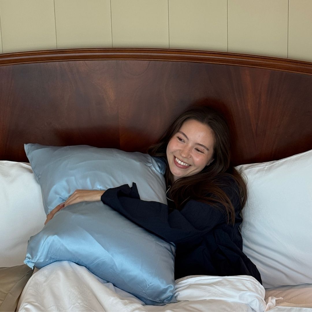 SIDENÖRNGOTT - BABYBLÅ