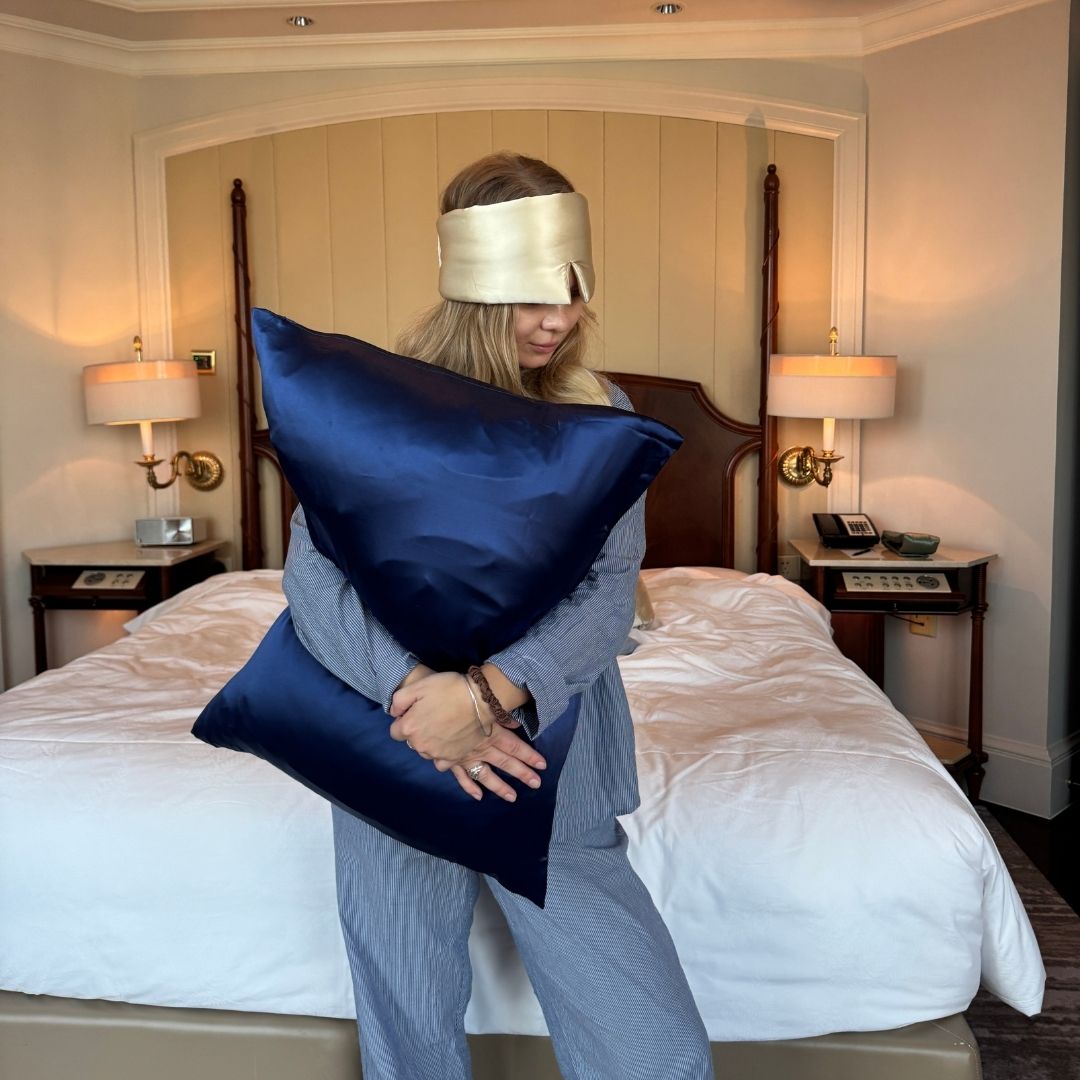 SIDENÖRNGOTT - NAVY BLÅ