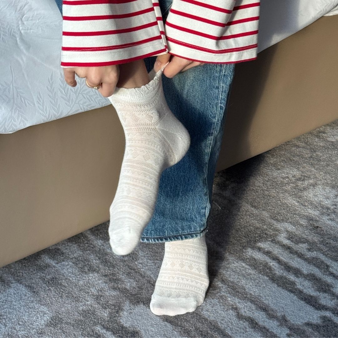 Mönstrade Sidenstrumpor 5-pack - Multifärgad