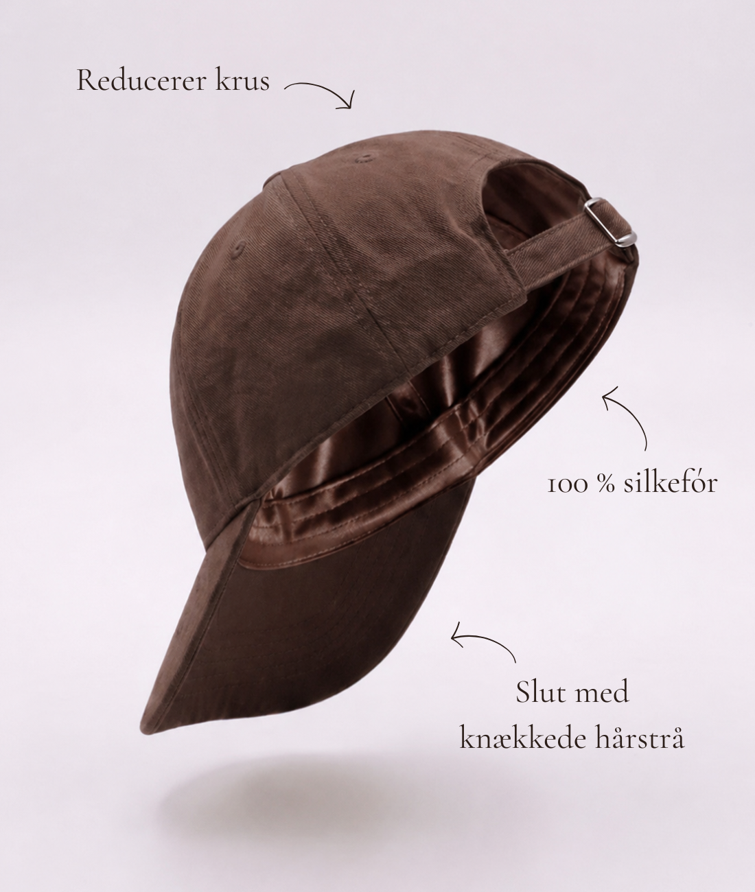 Sidenmössa - Keps med sidenfoder