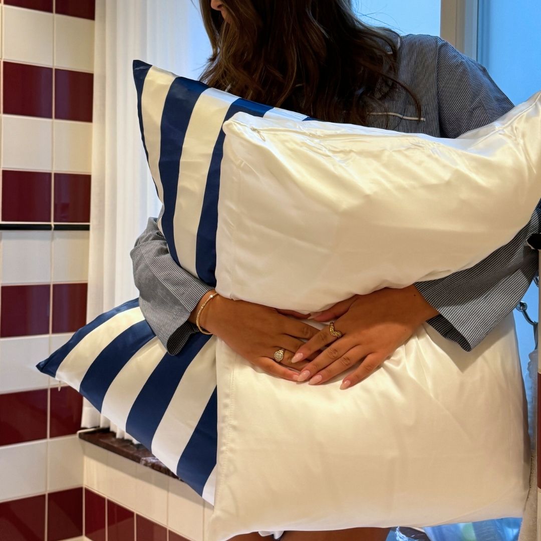 SIDENÖRNGOTT - blå randig