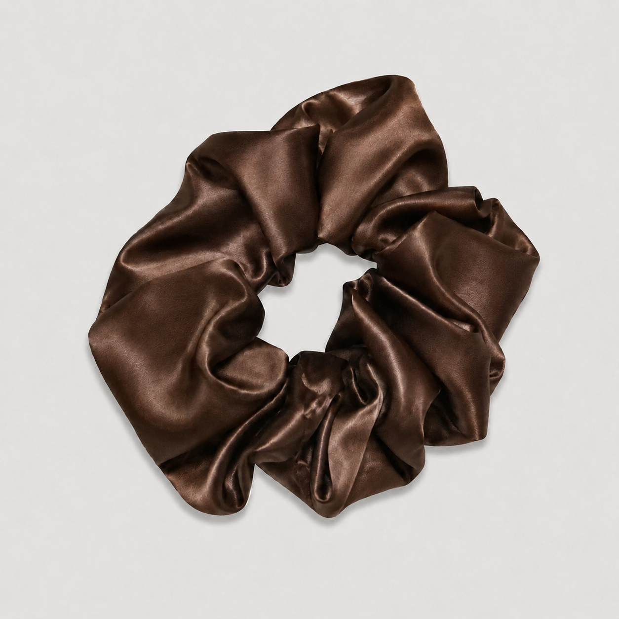 SIDEN SCRUNCHIE BIG - CHOCOLATE