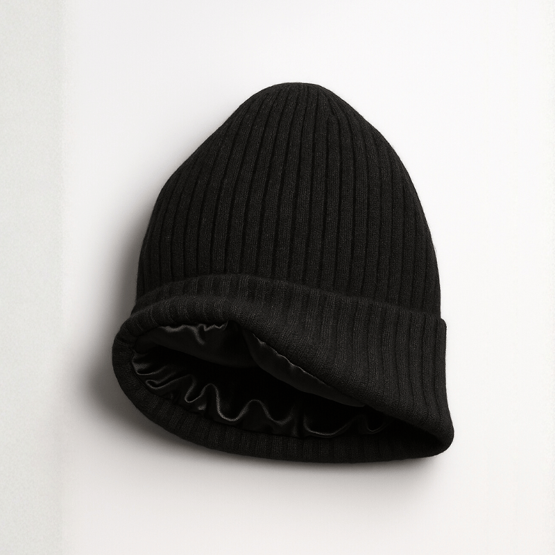 Silkesfodrad mössa - Vackert hår hela vintern