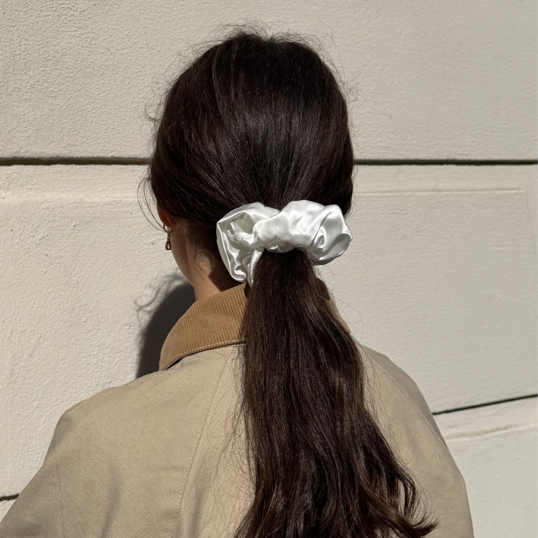 SIDEN SCRUNCHIE BIG - VIT