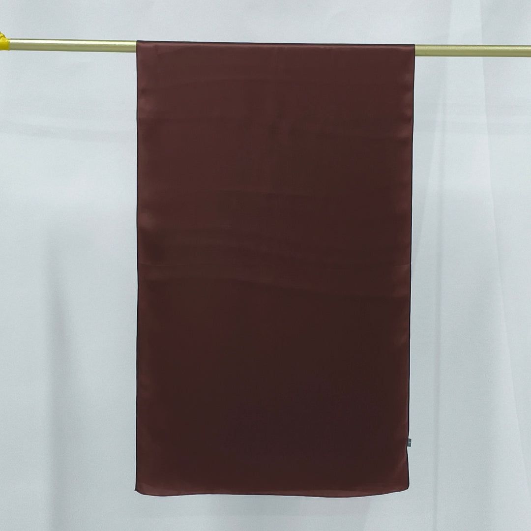 Signature Silketørklæde | Chocolate | 55x175 cm