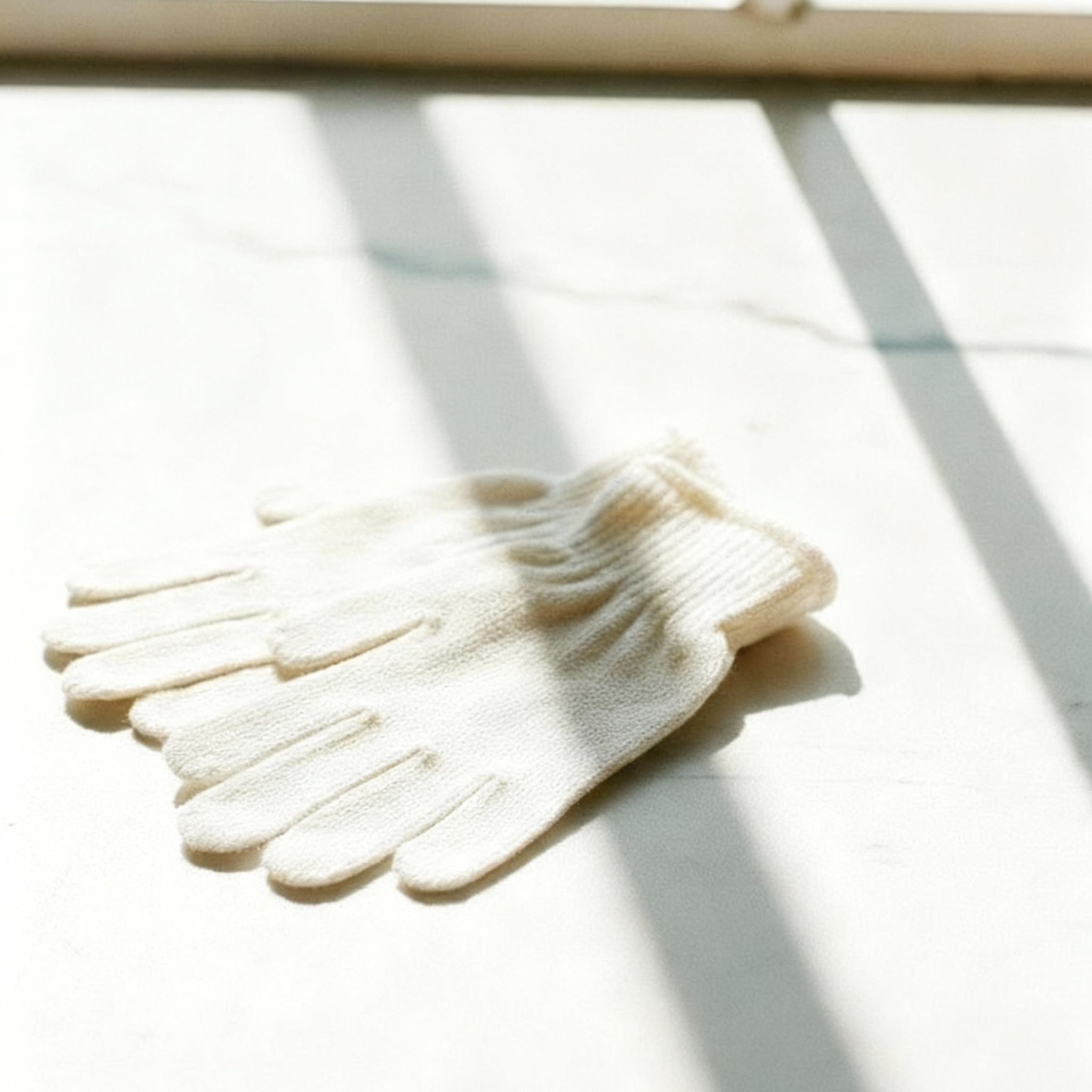 Sidenhandskar - 100 % spunnen siden