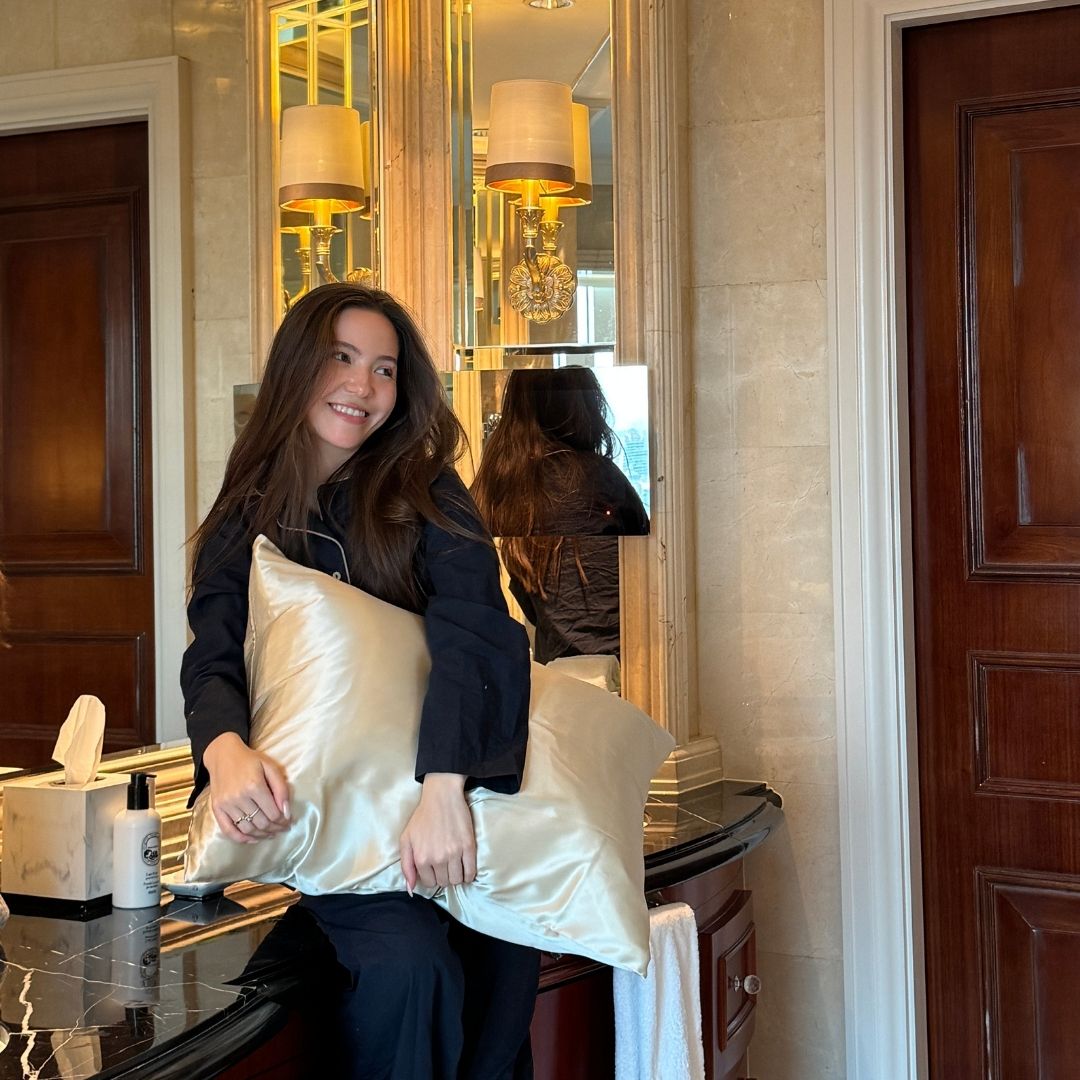 SIDENÖRNGOTT - BEIGE