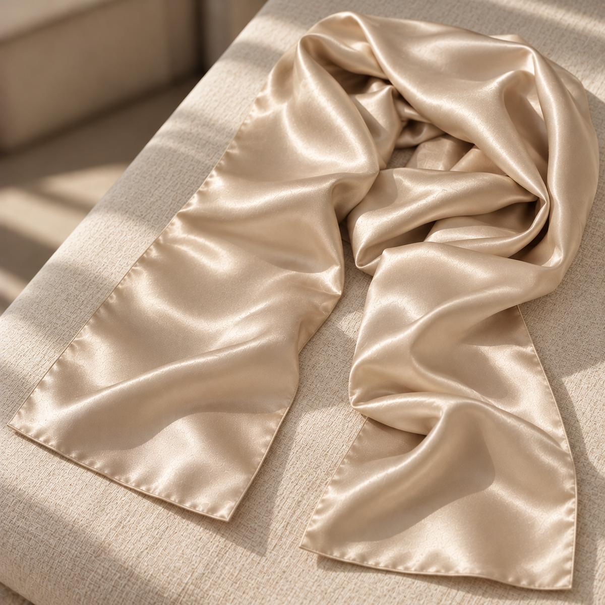 Signature sidenscarf | Champagne | 55x175 cm