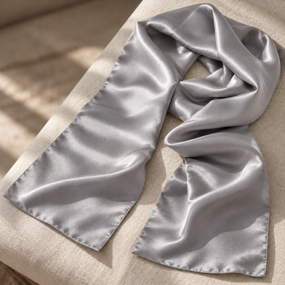 Signature sidenscarf | Grey | 55x175 cm