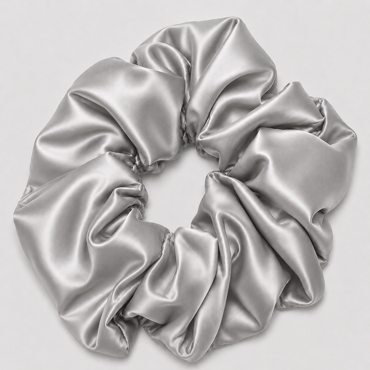 SIDEN SCRUNCHIE XL - SILVER