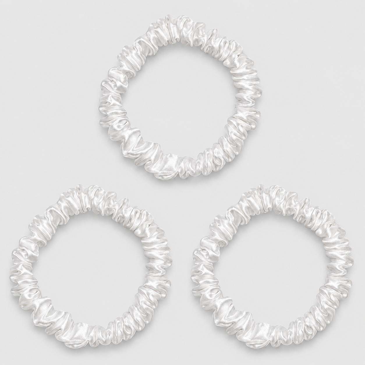 SIDEN SCRUNCHIE MINI (3-pack) - VIT