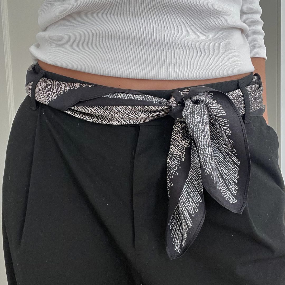 Sidenhalsduk | Grå mix 90x90