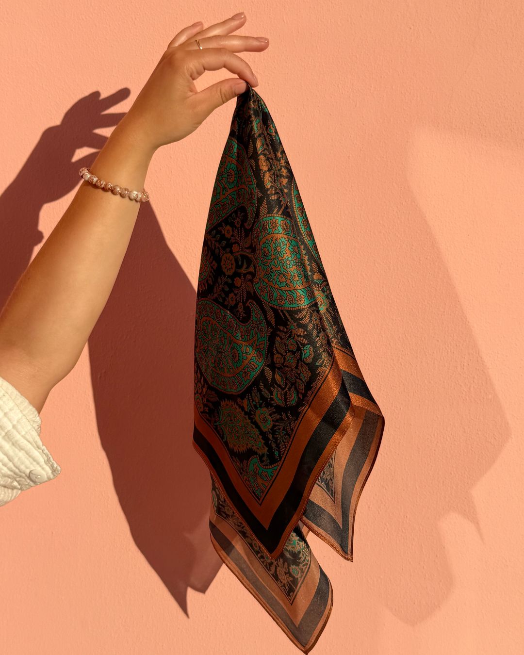 Sidenscarf | Bohemian Orange | 68 CM