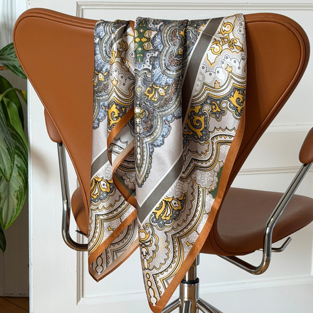 Sidensjal | Tiara | 90 CM